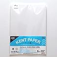 Japanese Kent paper Thick A4 Size (8.3 x 11.7in) 8sheets, For Paper crafts, Manga, Illustration, Drafting