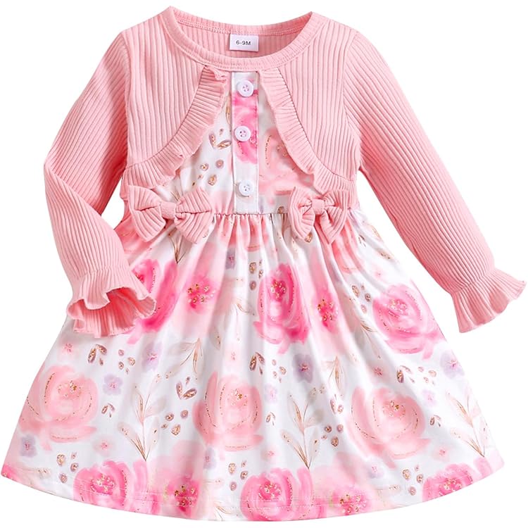 Tenue De Noël Pour Bébé Fille 3 Pièces - Barboteuse Manches Longues, Robe Porte-jarretelles Et Bandeau Motif Pain D'épice