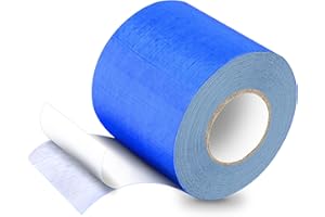 HONGTAISHENG PE Planenband, Reparaturklebeband für Gewebeplanen, Planenflicken, 10M*8CM, für lkw abdeckplane, Markise, Zelt, Blau