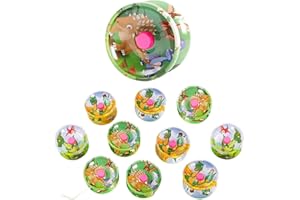 Yoyo,Yiyifor 10 Pezzi Professionali,Yo-Yo Giocattoli Bambini,Yo-Yo Palla,Principianti JoJo,per Regali di Compleanno,Feste e Celebrazioni