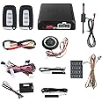 EASYGUARD EC002-K-NS Intelligent car Alarm kit with Passive keyless Entry Automatically Lock Unlock car Door Remote Start Push Start and Touch Password Entry Shock Sensor