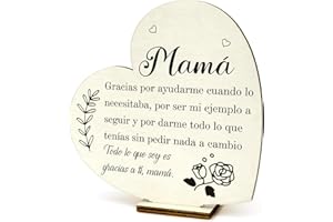 XIOABRE Regalo Madre Regalo Dia De La Madre Ideas Regalos Para Madres Regalo Mama Regalos Para Mama Regalos Originales Para Madre Regalo Cumpleaños Madre Regalo Madre Cumpleaños Tablilla Madera Mama Navidad