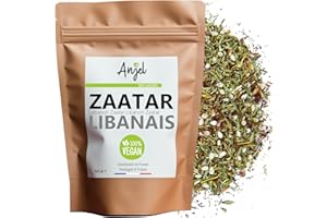 Zaatar Libanais Mélange Epices 100% Naturel sans additifs arôme épices Zatar Libanais Traditionnel Thym Sumac Sésame Vegan sans Gluten - NCA (250)