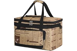 IPENNY Large Art Storage Bag Waterproof Premium Heavy Duty Spacious Carry Tote Bag Drawing Tool Organizer with Handle Shoulder Strap for Palette Paints Brushes Pencil Sketchbook