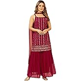 TILKI FASHION Women's Kurti Sharara with Dupatta Set