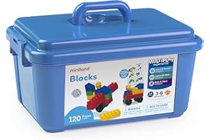 Miniland 32310 Blocs (60 pièces), Multicolore