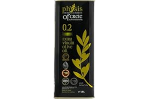 Physis of Crete 0.2 Oliwa Extra Virgin z Krety Naturalna | Grecka oliwa z oliwek | Zimnotłoczona | Niska kwasowość | Pierwsze tłoczenie | Idealna do sałatek i gotowania | 1,5L