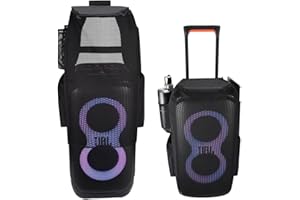 TheJuns PartyBox Stage 320 Case, Multifunction Dust Cover for JBL PartyBox Stage 320 Portable Party Speaker, Portable Travel Protective Case Bag