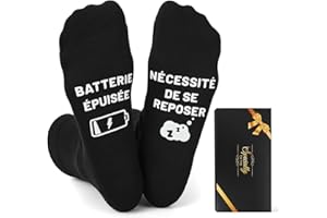 Sunia Cadeau Fete des Peres,Chaussette Homme Humour,Chaussettes Antidérapantes pour hommes,Idee Cadeau Fête des Pères Anniversaire,Cadeau Rigolo Humoristique,Cadeau Papa Grand Pere Son Mari Ado Garçon