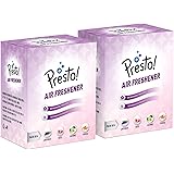 Presto! Amazon Brand Bathroom Air Freshener Blocks for Long-lasting Fragrance, Assorted Fragrances: Lavender, Rose, Sandal an