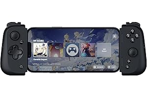 ‎RAZER Razer Kishi V2 für iPhone - Mobile Gaming Controller (Universal Fit mit ausziehbarer Brücke, Streaming von PC- und Konsolenspielen, Ergonomisches Design, Powered by Nexus App) Schwarz