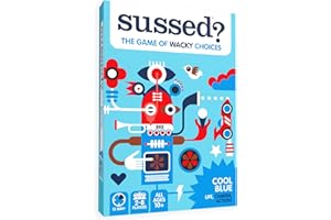 SUSSED The Wacky ‘What Would You Do?’ Card Game | Ages 10+ | 2-8 Players | Stocking Filler & Christmas Game | 10-30 Min Playtime | Blue Pack