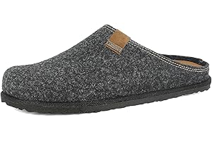 inblu Pantofole da Uomo Ecofriends in Feltro, Sandali a Ciabatta