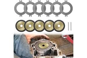 SUNLUWAY For John Deere Brake Kit, AM148465 Wet Brake Disk Kit fits John Deere Gator XUV 625 825 835 855 865 Utility Vehicles, Replace AM148465, AM140803 Park Brake Discs Kit