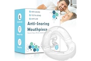 AIOUTGOGO Anti Snoring Aids for Men and Women Effective Stop snoring-Snore Stopper,The Quite Night Soft Anti Snoring Devices Comfortable Anti Snoring Mouthpiece for All Mouth,Relieve Snoring and Good Sleep