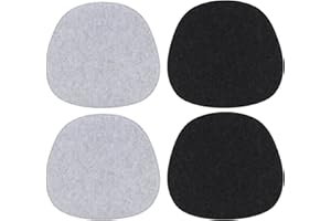 ‎MORNON MorNon 4 Stück Stuhlkissen Filz Sitzkissen Sitzpolster 37x 40cm Sitzauflage Polsterauflage Stühle Auflage für Stuhl zum Büro Arbeitszimmer