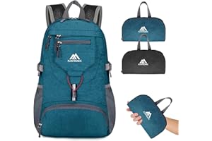 flintronic Foldable Small Backpack, 20L Ultra Lightweight Rucksack, Foldable Hiking Backpack, Unisex Packable Backpack, Waterproof Travel Daypack For Outdoor Sport Biking Hiking