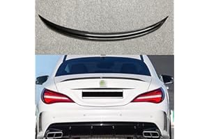 AQwqex Alerón trasero alerón tronco alerón para Mercedes Benz CLA W117 CLA180/200/250/260 CLA45 AMG Design 2014-2019, ABS Alerón del Tronco Spoiler Trasero Coche,Accesorios Decorativos exteriores