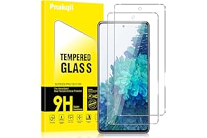 Pnakqil Folia ochronna do szkła ochronnego, kompatybilna z Samsung Galaxy S20 FE 5G [2 sztuki], folia ochronna na wyświetlacz HD, twardość 9H, 0,33 mm, ultra przezroczysta, bez pęcherzyków powietrza,