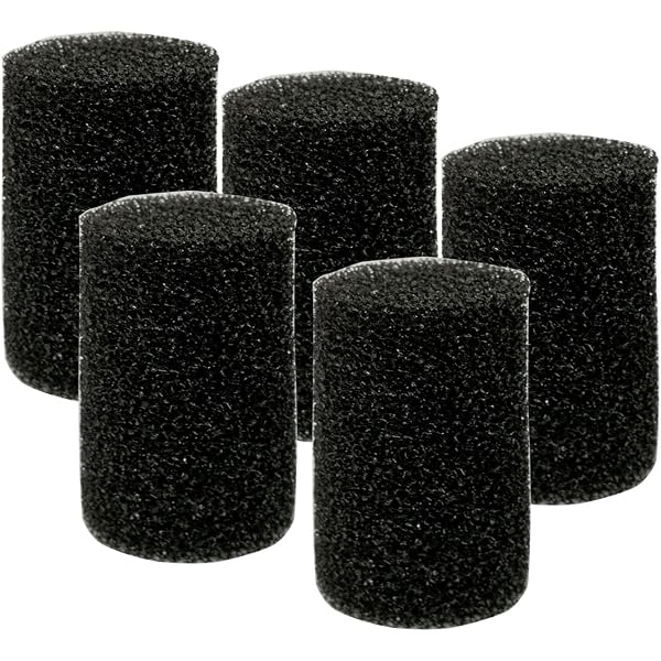 VILLCASE 20-Pack Aquarium Pre-Filter Sponges – Intake Protector Cover For Fish Tank Filter, 15mm