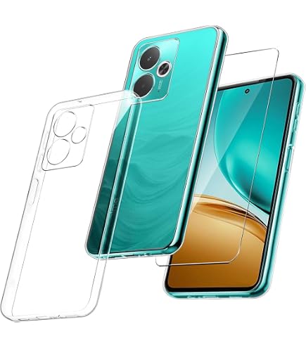 iVoler Anti Ingiallimento Chiaro Cover per Realme 14 Pro+ 5G / Realme 14 Pro Plus 5G, [Antiurto di Grado Militare] Custodia Trasparente per Assorbimento degli Urti con Paraurti in TPU Morbido