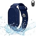 Ainiv Bracelet for Galaxy SmartTag 2, Waterproof Silicone Wristband Holder with Full Coverage Design, Compatible with Samsung Smart Tag 2, for Children, Elderly People (Blue)