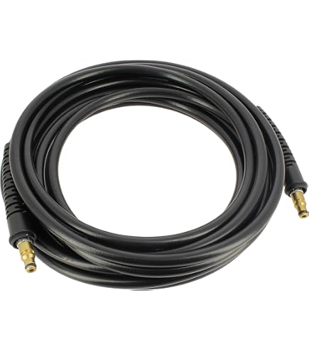 Tuyau Haute Pression 10m 200 Bar - Compatible Stanley SXPW, Bosch, Makita, Black & Decker - Raccord 8mm