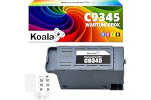 Koala C9345 Tinte Wartungsbox Kompatibel für Epson Workforce Pro WF-7820 WF-7830 WF-7840 WF-7845 Pro ET-5800 ET-5850 ET-5880 ET-16600 ET-16650 L15150 C12C934591 C9345 Resttintenbehälter (1 Pack)