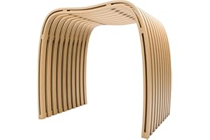 Schulte Badhocker aus Natur Bambus, 46 cm hoch, Traglast 130 Kg, rutschfest, stabil, ergonomisch, komfortabel