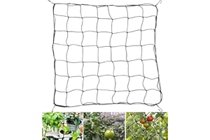 Senua Enrejado elástico para tienda de campaña de cultivo 70 x 70 - 80 x 80 cm, red de soporte para plantas hidropónica