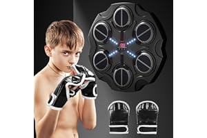 ‎TOYONE Toyone Music Boxing Maschine – Wandmontiertes Smart Scoring Musik Box Maschine mit Boxhandschuhe