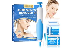DOKDUK 40pc Skin Tag Remover Kit, Fast-Acting & Safe Skin Tags Remover for Small & Large Skin Tags, Wart Remover Skin-Tag Remover Device (3.2x12.4x16cm)