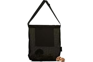 YEAHBOOM Pilz Jagdtasche,Pilz Sammeltasche,Erntesammelbeutel,Netz Pilz Futtertaschen,Sammel Jagdtasche,Pilzfutterbeutel,Verstellbarem Schultergurt,Ernte Aufbewahrungstasche für Camping,Wandern,Sammeln