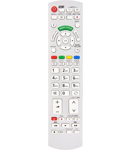 Panasonic TV Fernbedienung Ersatz – N2QAYB000490 Kompatibel Mit Vielen G30E & E30E Modellen (Infrarot, Kein Programmieren Nötig)