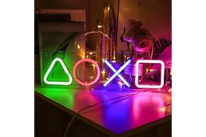GOMETY Enseigne Lumineuse Neon LED Gaming, Panneau Néon LED Coloré, Gamer Néon, 42x13cm Neon Mural USB, Gaming Game Room Enseigne pour Décoration Chambre Murale Fête Bar Salle de Jeux