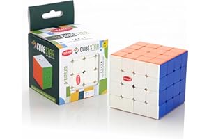 Chanak 4x4 Cube, High Speed Stickerless Cube Puzzle for Kids, Brainstorming Cube for Kids Above 6 Years, BIS Approved.