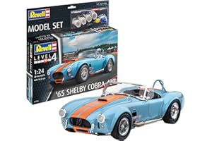 Revell 1:24-Modello Set 65 Shelby Cobra 427 Model, Colore Non Verniciato, 67708