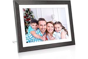 Marco Digital, HAMTYSAN Marco de Fotos Digital WiFi Pantalla táctil IPS de 10,1 Pulgadas, Almacenamiento de 16 GB, rotación automática, Compartir Fotos o Videos a través de la aplicación Gratuita