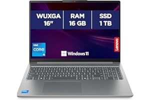 Lenovo IdeaPad Slim 5 16IRH10 - Ordinateur Portable 16'' WUXGA (Intel Core i5-13420H, RAM 16Go, SSD 1To, Intel UHD Graphics, Windows 11 Home) Clavier AZERTY Français - Gris