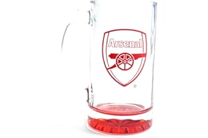 FOCO Forever Collectibles UK Limited Arsenal FC Stein Pint Glass, 14 fluid ounces
