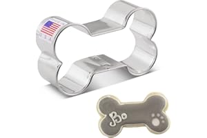 ANN CLARK COOKIE CUTTERS Cortador de galletas de hueso de perro, 2.5 pulgadas, fabricado en Estados Unidos por Ann Clark