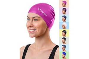 Cuffia da Nuoto Premium Limmys per Adulti – Cuffia in Silicone Morbido per Donne & Uomini – Vestibilità Confortevole, Profilata, Resistente al Cloro, Ipoallergenica