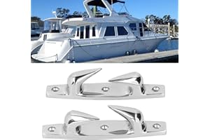 MOTHINESSTO Bitte di ormeggio, parti di ancoraggio della bitta in acciaio inossidabile 2 pezzi Bitte di ormeggio da 4,69 pollici Sinistra Destra Fune guida in acciaio inossidabile 316 per l'ormeggio