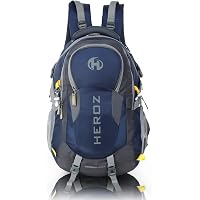 HEROZ Hammer Unisex Nylon 45 L Travel Laptop Backpack Water Resistant Slim Durable Fits Up to 17.3 Inch Laptop Notebook…