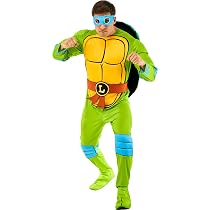Rubies Costume Leonardo Tartarughe Ninja Per Bambini – Con Conchiglia E Maschera, Taglia S