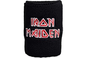 RAZAMATAZ Iron Maiden Red Logo Sweatband