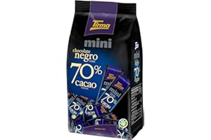 Tirma 70% Cocoa Dark Chocolate in Mini Format | Gluten Free Chocolate | Mini Dark Chocolate Bars | Dark Chocolate Candy Bars | Single Size Chocolate | 18 units, 180 g total