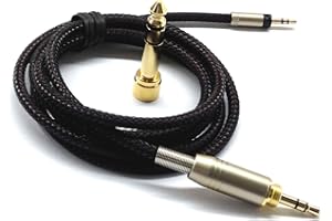 ABLET Ersatz-Audio-Upgrade-Kabel Kompatibel mit Sennheiser Momentum, Momentum 2.0, Momentum 3, HD1 Kopfhörer 1.2m/4feet