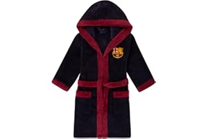 FC Barcelona - Batín oficial con capucha - Para niño - Forro polar