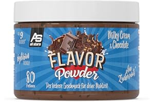 ALL STARS (ALLDD) ALL STARS Flavor Powder 2 Milky Cream & Chocolate - Kalorienarmes Geschmackspulver mit extrem wenig Fett & Zucker, Perfekter Zusatz für Quark, Joghurt und Fitness Shakes